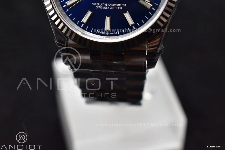 VSF Jubilee Stick On Edition 126234 420 Steel 36 904L DateJust Dial Sophisticated Blue Best SS VS 1:1 Bracelet 0312